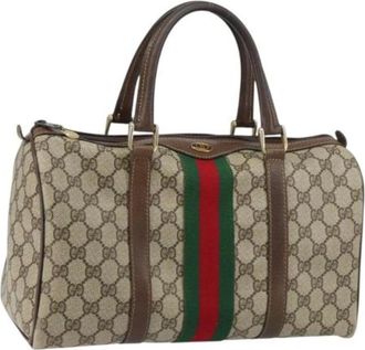 Gucci Pre-owned Handbags, female, Beige, Size: ONE SIZE Pre-owned Plastic gucci-bags