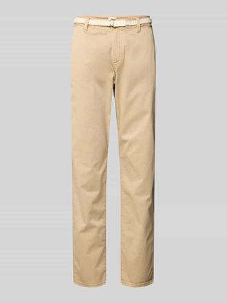 s.Oliver Red Label Regular Fit Chino aus Baumwoll-Mix in Beige, Gr&ouml;&szlig;e 40