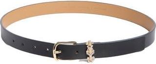 Kate Spade New York 25mm floral keeper belt in Black/Polished Gold at Nordstrom Rack, Size X-Large