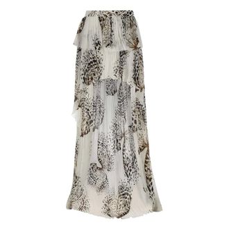Blumarine Maxi Skirts, female, Multicolor, Size: XS Blumarine Skirts White