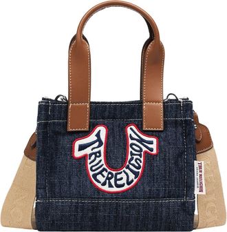 True Religion Retro Horseshoe Crossbody Bag in Dark Denim at Nordstrom Rack