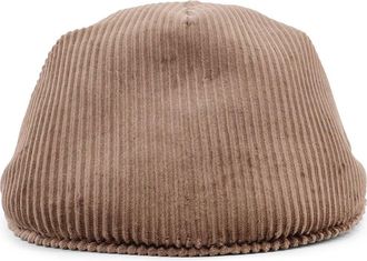 Brunello Cucinelli Corduroy Coppola Hat-Donna