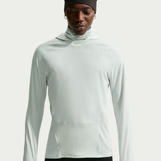 Nike Mens Stride Therma-FIT Winterized Running Mid Layer in Grey | IO1244-025