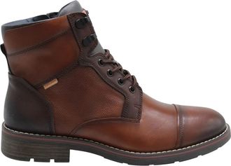 Pikolinos Bottine - Heren - Veterlaarzen - Bruin - 41 EU - Schoenen