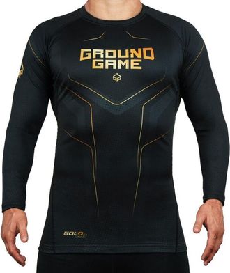 OEM Ground Game Rashguard De Manga Larga Dorado 2.0 M