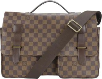 Louis Vuitton Tweedehands Canvas Louis Vuitton tassen - Heren - Vintage Handtas - Bruin - ONE Size - Vintage
