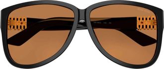 Miu Miu Mua 08S Zonnebril - Dames - Zonnebrillen - Zwart - 61 MM - Accessoires