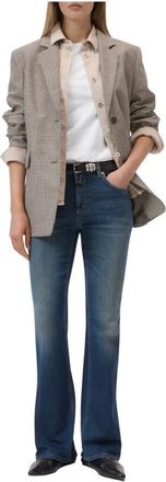 Closed Jeans, Dames, Blauw, W32 L32, Katoen, Jovanna Flared Jeans