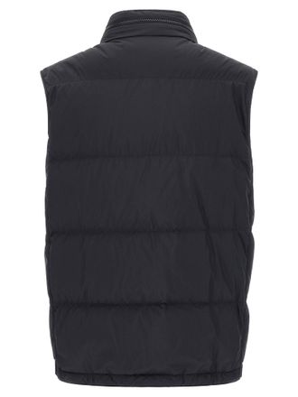 Brunello Cucinelli Quilted Techno Fabric Vest - Black