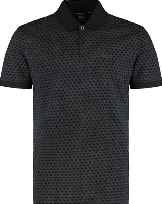 HUGO BOSS Piqu&eacute; Katoenen Polo - Heren - Polos - Zwart - XS - Katoen - Tops
