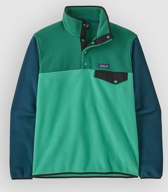 Patagonia LW Synch Snap-T Half-Zip Fleece Pullover gr&uuml;n