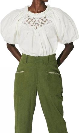 Cleobella Baylor Blouse In Ivory