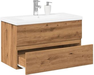 vidaXL Mueble Con Lavabo Integrado Roble Artisan Vidaxl