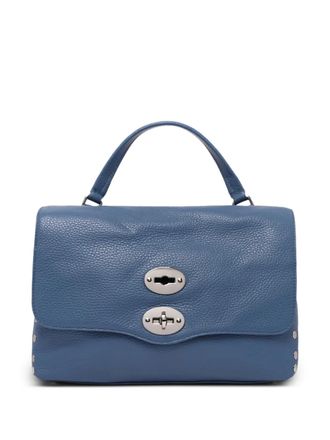 Zanellato Postina stud-embellished tote bag - Blue