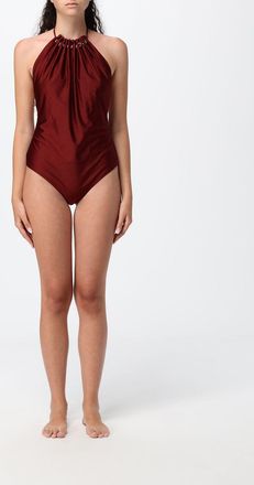 Zimmermann Costume da bagno intero Square con scollo allamericana e lacci