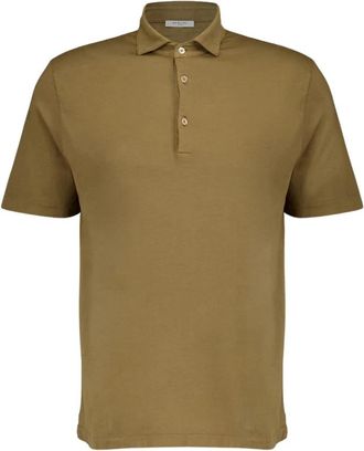 Boglioli Katoenen Poloshirt Notenbruin - Heren - Polos - Bruin - XL - Katoen - Tops