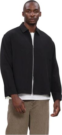 New Amsterdam Surf Association Zip Up Shirt - Heren - Jassen - Zwart - Maat: S Poliester