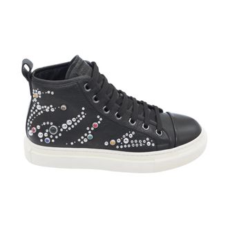 Roberto Cavalli Heren, Schoenen, Zwart, Maat: 43 EU Leer