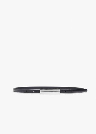 Favorite Daughter Womens Leather Lady Belt In Black Silver