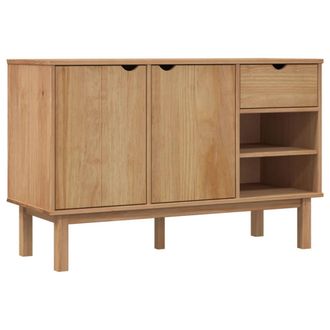 vidaXL Vidaxl - Aparador Otta Madera Maciza Pino 114x43x73,5 Cm