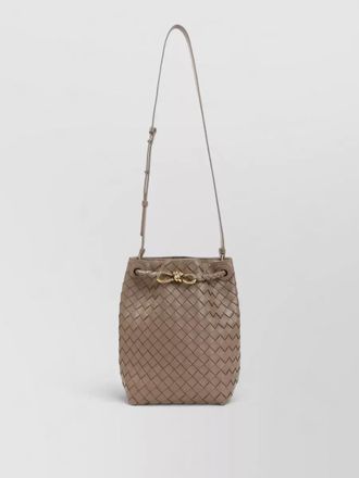 Bottega Veneta andiamo lamb leather bucket bag
