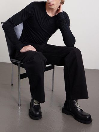 Rick Owens Army Gabe Leather Boots