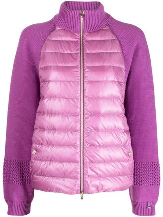 Herno padded zip-up down jacket - Purple
