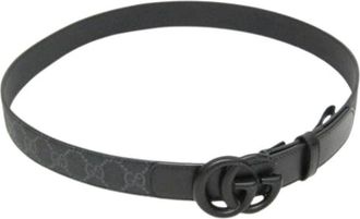 Gucci Pre-owned GG Marmont Belt - - Pre-owned - Uomo - Nero - ONE SIZE
