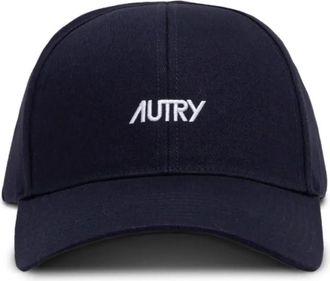 Autry Blue Logo Embroidered Baseball Hat