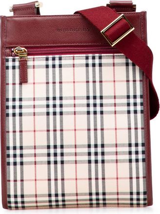 Burberry Pre-owned Burberry House Check Canvas Crossbody Ladies HOLUZSGKXFOC1UH4