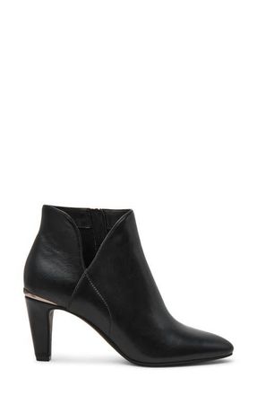 Anne Klein Annabelle Bootie in Black Smooth at Nordstrom, Size 6.5