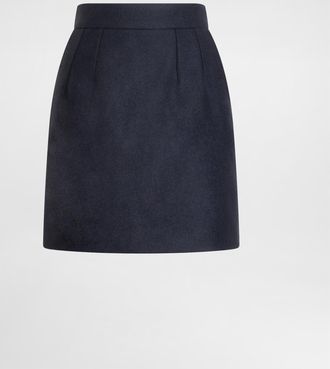 Dolce & Gabbana Wool Skirt - Woman Skirts Blue 36