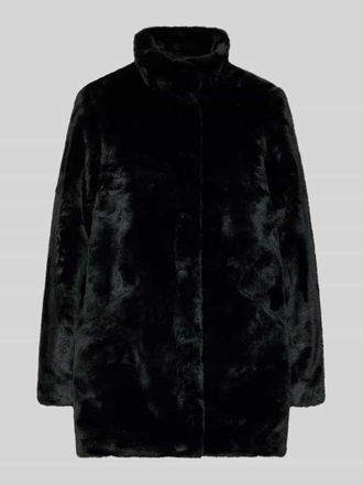 Only Regular Fit Mantel in Kunstfell-Optik Modell VIDA in Black, Gr&ouml;&szlig;e L