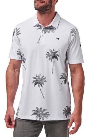 Travis Mathew Mesic Palm Tree Polo in White at Nordstrom Rack, Size Xx-Large