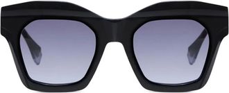 Gigi Studios Occhiali da sole Glaze geometrici - Nero