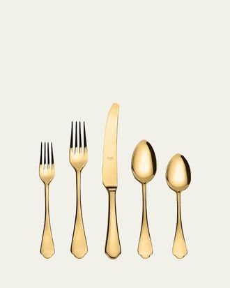 Mepra Dolce Vita Oro 5-Piece Mirrored Flatware Set
