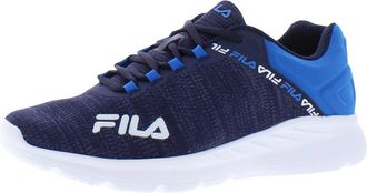 Fila Fila Mens Memory Electraxis 20 Mesh Fitness Running Shoes Navy, Navy Electric Blue White, 9.5