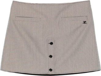 Courr&egrave;ges karierter Rock