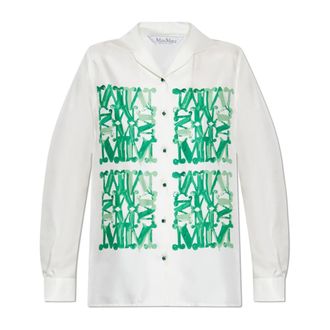 Max Mara Shirts, female, White, Size: XS Silk shirt Nabil