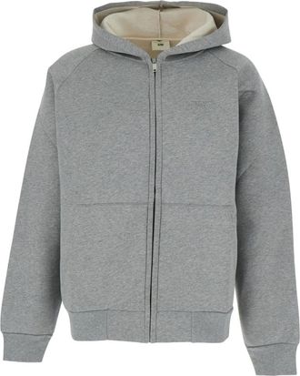 Autry Hoodies & sweatvesten, Heren, Grijs, M, Grijze Neoprene Sweater