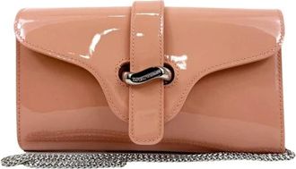 Emporio Armani Costanza Wallet on Chain - Dames - Clutches - Roze - ONE Size - Leer - Tassen