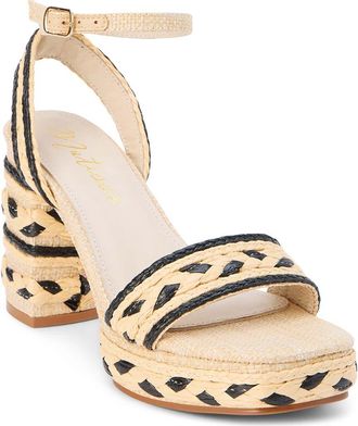 Matisse Footwear Lyla Ankle Strap Sandal in Natural at Nordstrom, Size 11