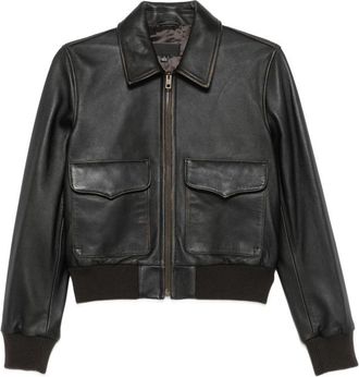 Nili Lotan Redley Zip-up Leather Jacket