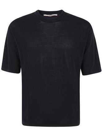 Roberto Collina Short Sleeves Comfy Fit Round Neck