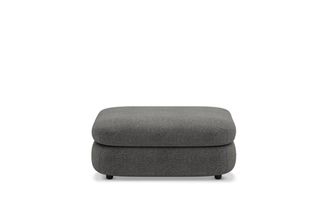 Castlery Fable Side Ottoman Customized, Dark Grey, Spill Resistant, Ultra Deep Seats for Ottomans