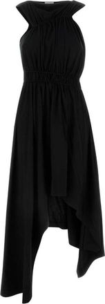 Alexander McQueen Black Asymmetric Dress