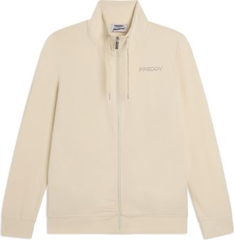 Freddy Felpa Comfort Fit Collo Alto con Zip e Logo FREDDY