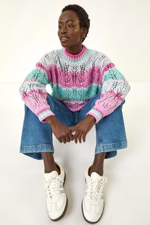 Roman Ombre Stripe Knit Jumper