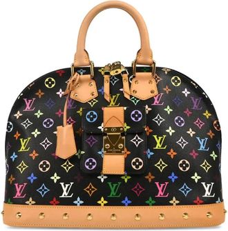 Louis Vuitton x Takashi Murakami Borsa tote Alma GM 2013 - Nero