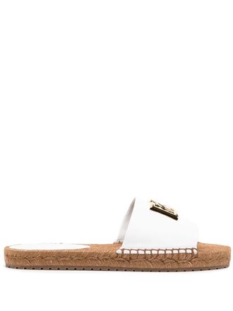 Dolce & Gabbana Espadrilles met DG-logo - Wit